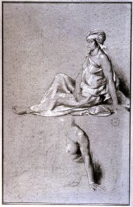Kvindestudier, Sahel af Eugène Fromentin