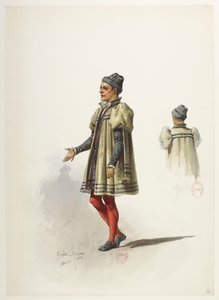Btv1b84558104 12 - Saint-Saëns - Henry VIII - Maquettes de costumes - Lacoste - 12. kostume af Eugene Lacoste