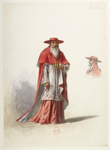 Btv1b84558104 27 - Saint-Saëns - Henrik VIII - Kostumemodeller - Lacoste - 27. Prælat af Eugene Lacoste