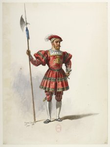 Btv1b84558104 36 - Saint-Saëns - Henry VIII - Maquettes de costumes - Lacoste - 36. Kostume af Eugene Lacoste