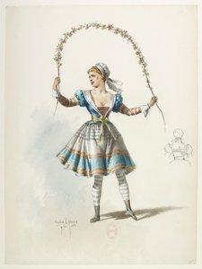 Btv1b84558104 47 - Saint-Saëns - Henry VIII - Maquettes de costumes - Lacoste - 47. Kostume af Eugene Lacoste