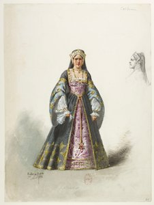 Btv1b84558104 61st - Saint-Saëns - Henry VIII - Maquettes de costumes - Lacoste - 61st Catherine Catherine af Eugene Lacoste