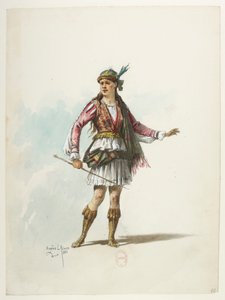 Saint -Saëns - Henry VIII - Kostumemodeller - Lacoste - 42. Kostume af Eugene Lacoste