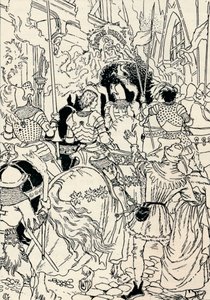 Jeanne DArc i Orleans, c1895 af Eugene Grasset
