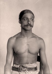 Portræt af en srilankansk mand, ca. 1890