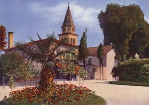 Opatija, nu Opatija i Kroatien: Det gamle Sankt Jakobs kloster, grundlagt i 1506 (foto) af European Photographer
