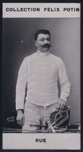 Adolphe Rue (1851) (s/hvid foto) af European Photographer