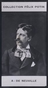 Alphonse de Neuville (1836-1885) (s/h-billede) af European Photographer
