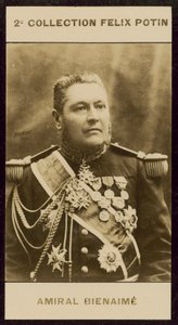 Admiral Amedee-Pierre-Leonard Bienaime af European Photographer