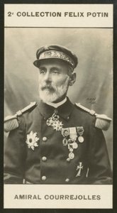 Admiral Charles-Louis-Theobald Courrejolles af European Photographer