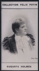 Augusta Holmes (1850-1902) (s/h-billede) af European Photographer