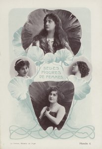 Smukke kvindeansigter (s/h foto) af European Photographer