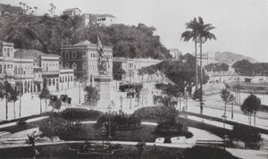 Brasilien: Praca Cabral, Rio (s/h-foto) af European Photographer