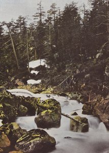 Cauterets, øvre fald på Spanien-broen af European Photographer