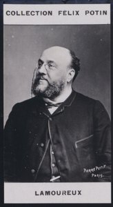 Charles Lamoureux (1834-1899) (s/hvid foto) af European Photographer