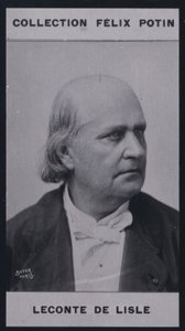 Charles Leconte De Lisle (1818-1894) (s/h-billede) af European Photographer
