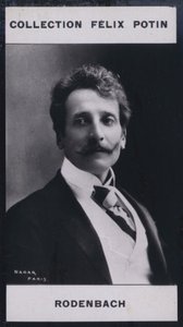 Georges Rodenbach (1855-1899) (s/h-billede) af European Photographer