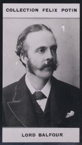 James-Arthur Balfour (1848) (s/h-billede) af European Photographer