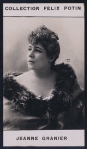 Jeanne Granier (1852) (s/h foto) af European Photographer