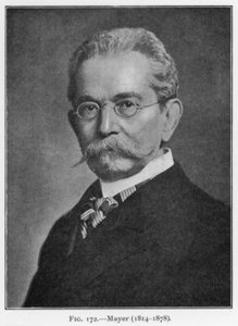 Julius Robert Mayer (1814-1878), portræt (s/h foto) af European Photographer