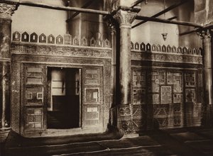 Kairuan, kongelig kasse i den store moské (s/h foto) af European Photographer