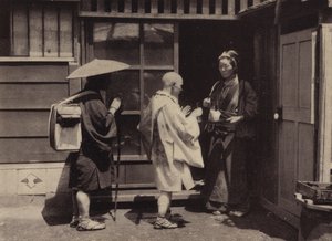 Kyoto, pilgrimme (s/h foto) af European Photographer