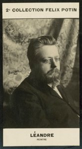 Leandre, maler (s/h foto) af European Photographer