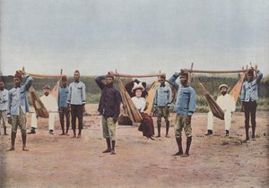 Hamaquaires i Dahomey af European Photographer