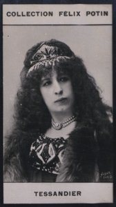 Madame Aimee Tessandier (1851) (s/h foto) af European Photographer