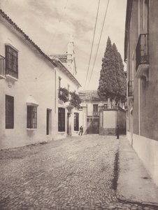 Pres huse i Calle de Gameros, Ronda (s/h-foto) af European Photographer