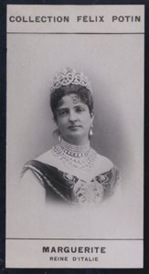 Marguerite, enkedronning af Italien (1851) (s/h-foto) af European Photographer