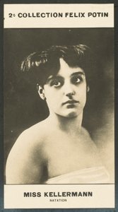 Frøken Maud Kellermann, svømning af European Photographer