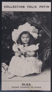Olga, storhertuginde af Rusland (1895) (s/h foto) af European Photographer