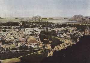 Panorama af Sai-Son, mellem Sontay og Hanoi af European Photographer