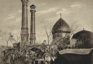 Persien, Teheran, Abdoll Asims grav (s/h-foto) af European Photographer