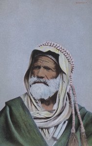 Portræt af en beduinmand, Nordafrika (farvefoto) af European Photographer