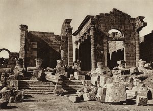 Sbeitia, Tempel (s/h-foto) af European Photographer