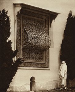 Sidi-Bou-Said, Harem-vindue (s/h-billede) af European Photographer