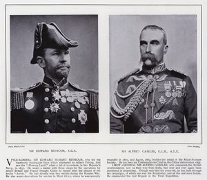 Sir Edward Seymour, Sir Alfred Gaselee (s/h-billede) af European Photographer