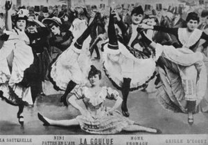 Quadrille, Moulin Rouge (s/h foto) af European Photographer