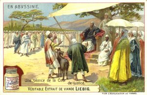 A session in a court, Ethiopia  af European School