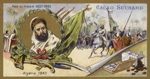Abdelkader El Djezairi, algerisk sufi-helgen og militærleder, 1840 af European School