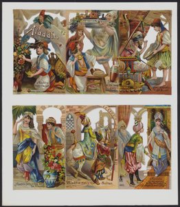 Aladdin (farve litho) af European School