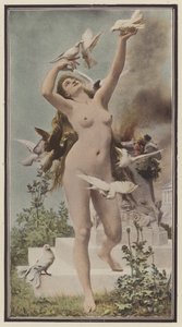 Afrodite (farve litho) af European School