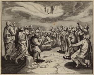 Jesu Kristi himmelfart (gravering) af European School