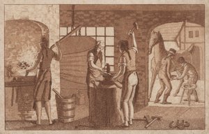 Smede (litho) af European School