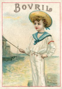 Dreng i sømandsdragt (chromolitho) af European School