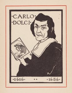 Carlo Dolci, italiensk barokkunstner (litografi) af European School