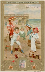 Børn leger med legetøjstogsæt af European School