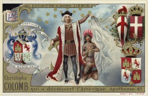Christopher Columbus, discoverer of America  af European School